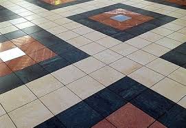 Tiles of different colors beautifull installed on the floor in Juba, South Sudan