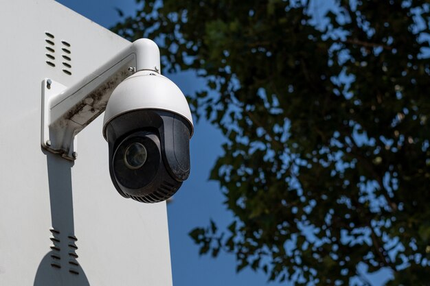 A PTZ CCTV camera