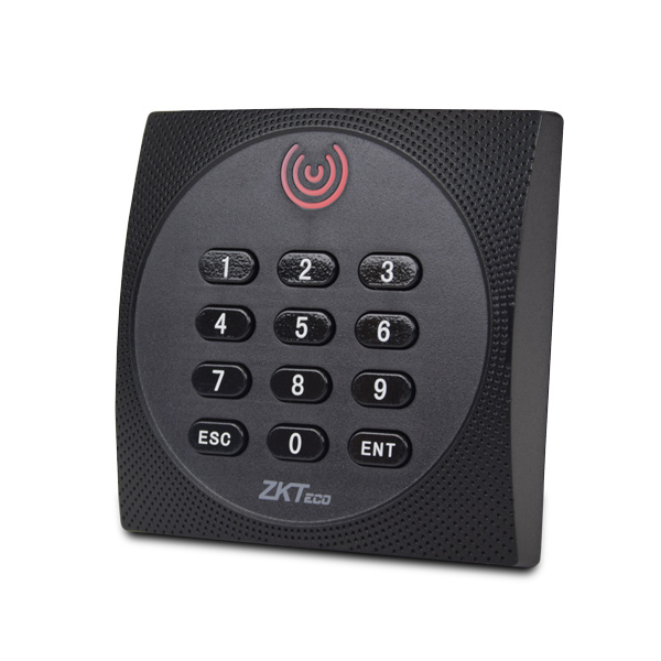 A black keypad with a white background