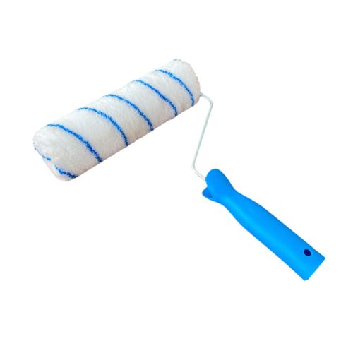 A blue handed paint roller