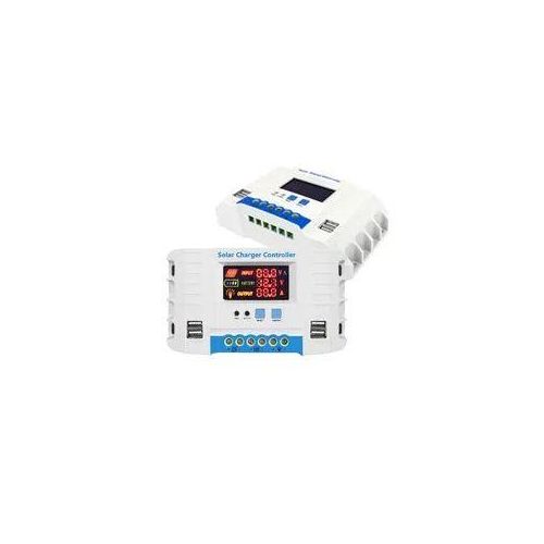 Two white colored SolarMax 20A Charge Controller in a white background