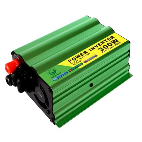 A SolarMax 300W Solar Inverter in a white background