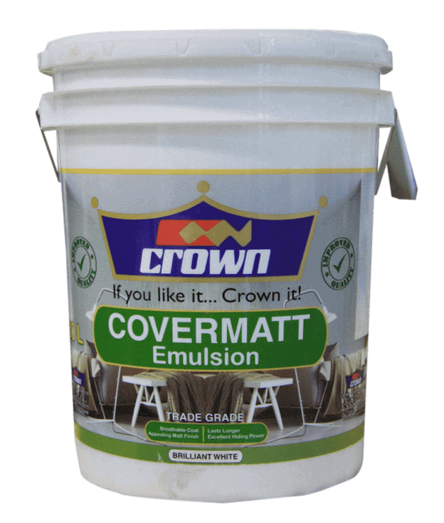 Crown undercoat paint covermatt