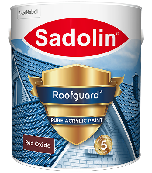 A tin of Sadolin Roof Guard in a white background