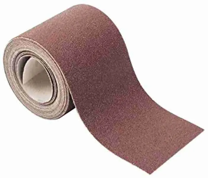 A brown sand paper cloth