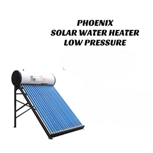 A Phoenix 200L Water heater in a white background