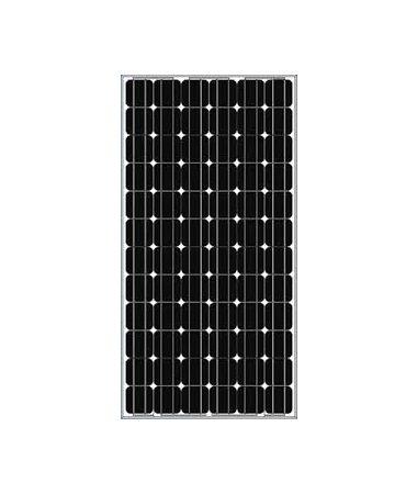 A black colored AmeriSolar 140W Poly Solar panels