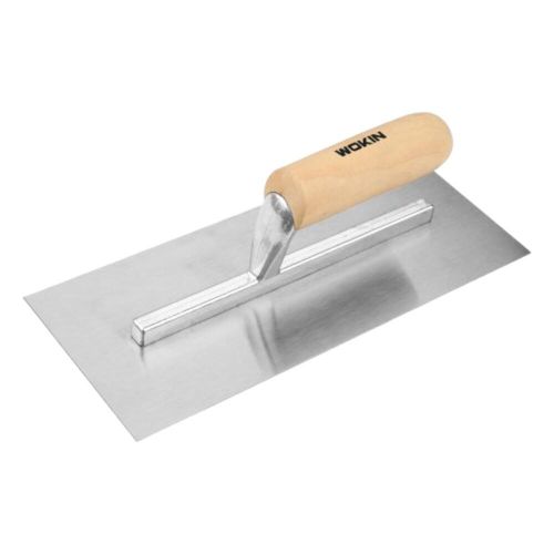 A wooden Wokin Plastering Trowel in a white background
