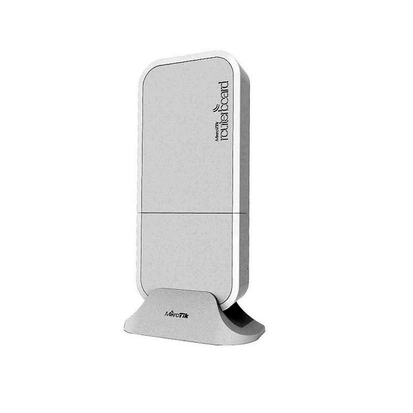 A silver microtik wap access point