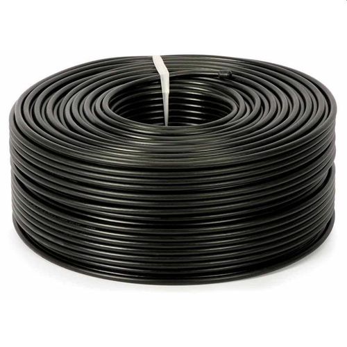 A black roll of Evin 6.0mm Single core wiring cable in a white background