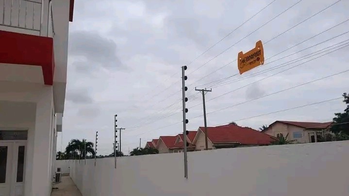 An electric fence installed above a wall fence