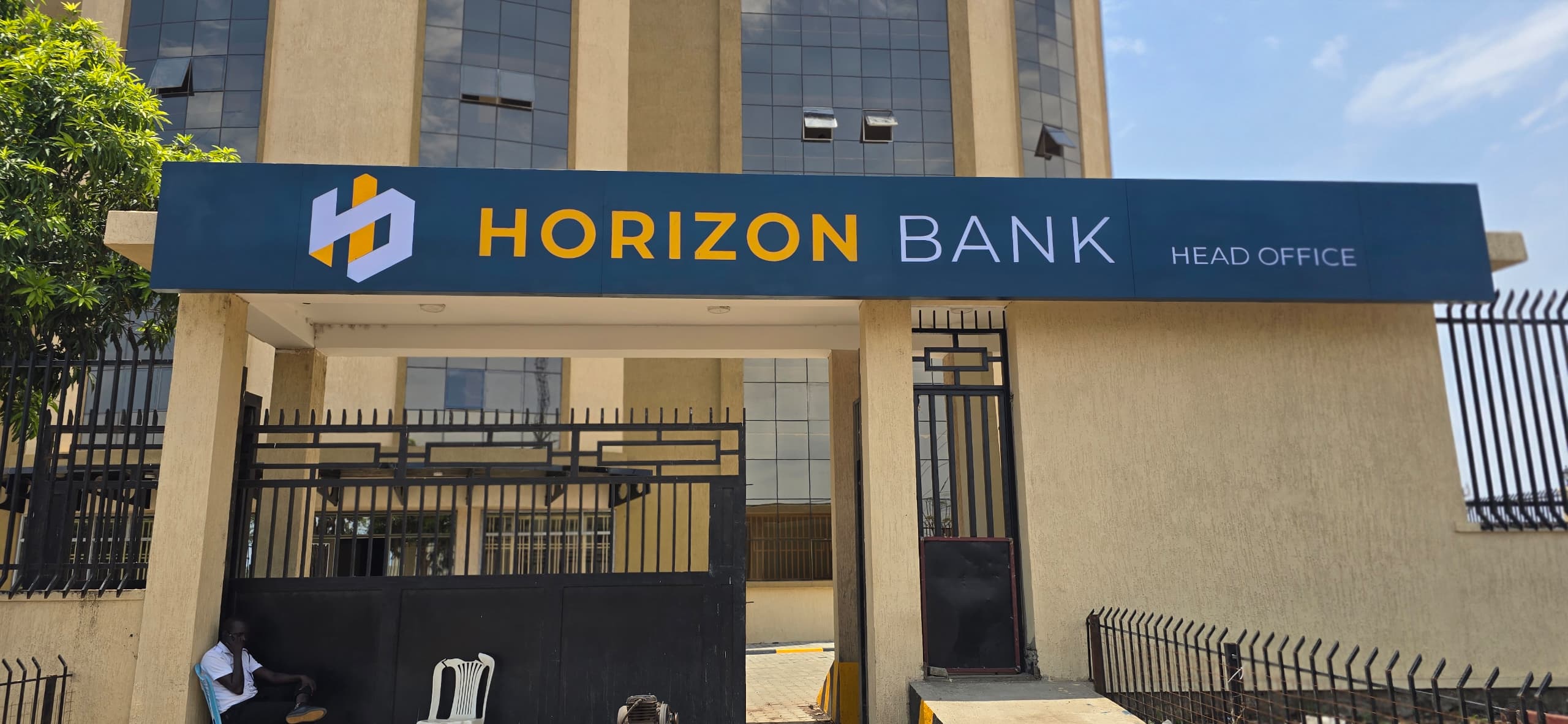 A sample of a light box office signage in Juba, South Sudan