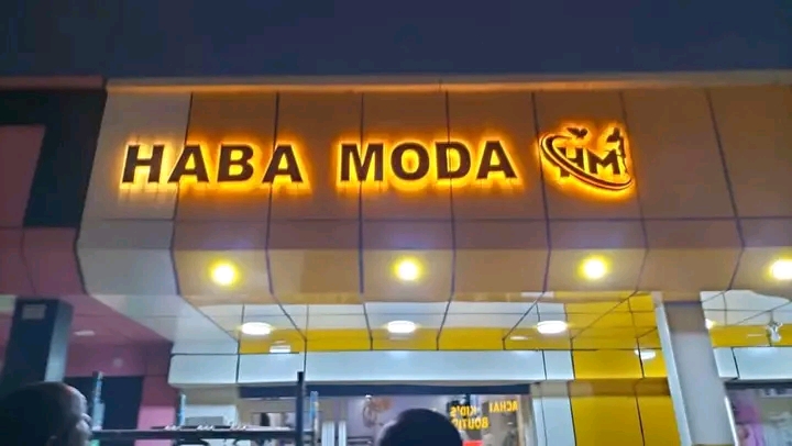 A designed and installed illuminated 3D channel letter business signage in Juba, South Sudan